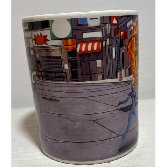 2005 Marvel Fantastic Four Comic Book Hero Ceramic Mug 16 Oz by Russ Berrie - Picture 3 of 8